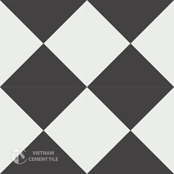 Gạch bông CTS 14.1(4-13) - 4 viên - Encaustic cement tile CTS 14.1(4-13)-4 tiles