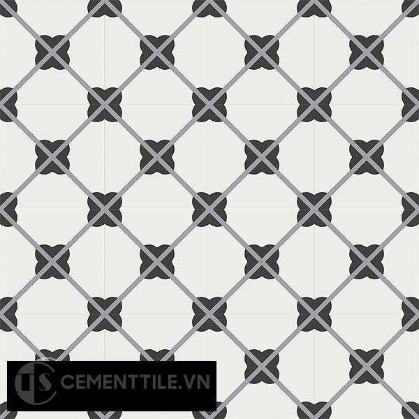 Gạch bông CTS 66.1(4-6-13) - 16 viên - Encaustic cement tile CTS 66.1(4-6-13)-16 tiles