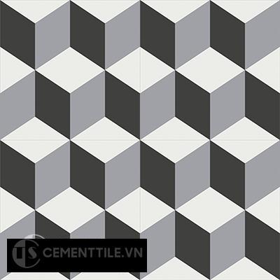 Gạch bông CTS 8.2(4-13-9) - 4 viên - Encaustic cement tile CTS 8.2(4-13-9)-4tiles
