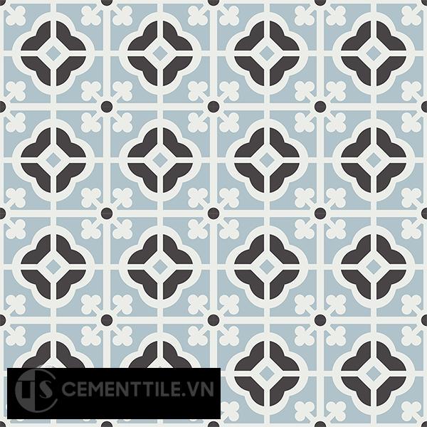 Gạch bông CTS 137.2(4-13-29) - 16 viên - Encaustic cement tile CTS 137.2(4-13-29)-16 tiles