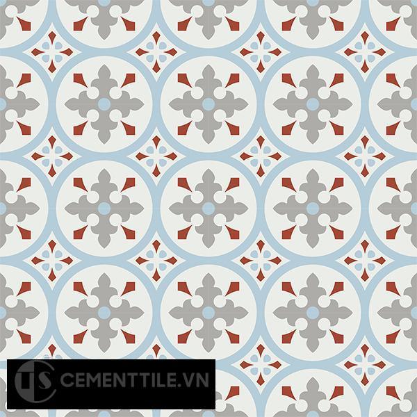 Gạch bông CTS 57.3(2-4-9-30) - 16 viên - Encaustic cement tile CTS 57.3(2-4-9-30)-16 tiles