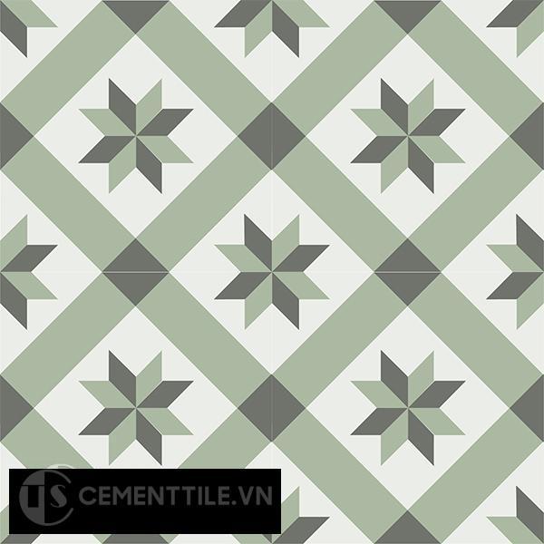Gạch bông CTS 11.8(3-4-7) - 4 viên - Encaustic cement tile CTS 11.8(3-4-7)-4 tiles