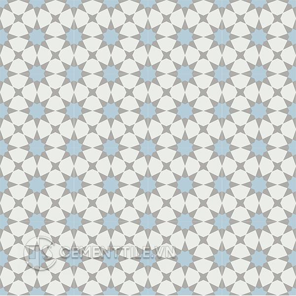 Gạch bông CTS 141.7(2-4-9) - 16 viên - Encaustic cement tile CTS 141.7(2-4-9) - 16 tiles