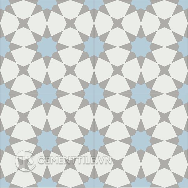 Gạch bông CTS 141.7(2-4-9) - 4 viên - Encaustic cement tile CTS 141.7(2-4-9) - 4 tiles