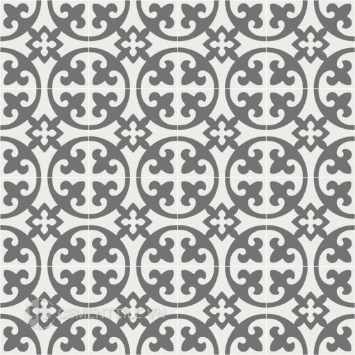 Gạch bông CTS 4.1(4-32) - 16 viên - Encaustic cement tile CTS 4.1(4-32) - 16 tiles