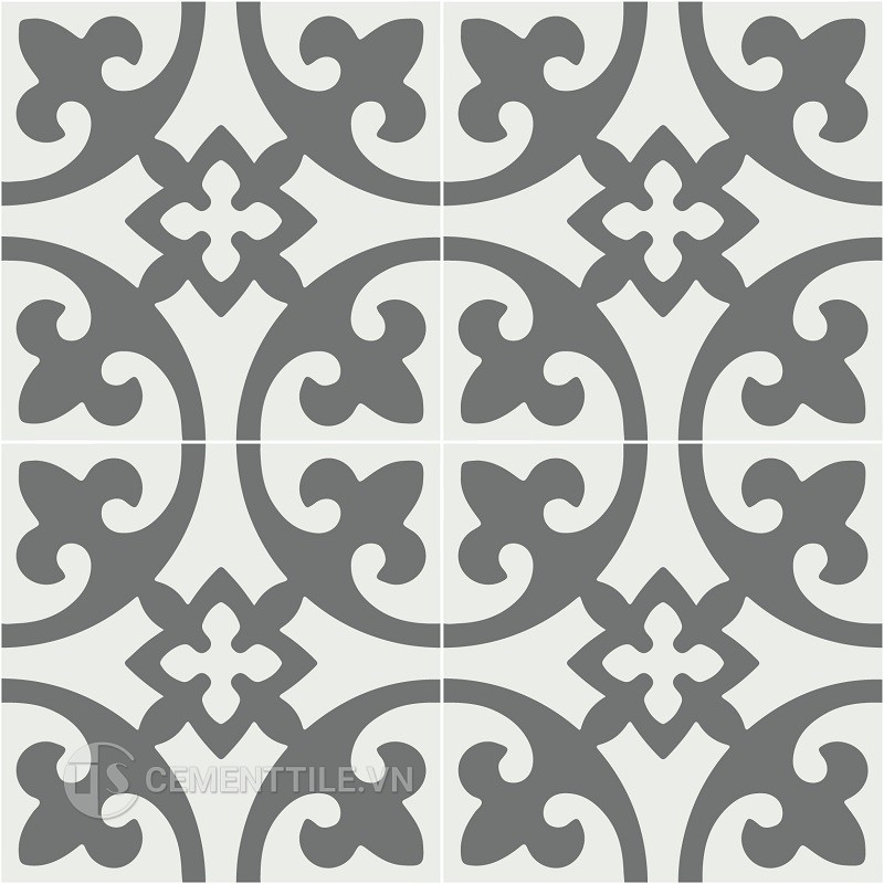 Gạch bông CTS 4.1(4-32) - 4 viên - Encaustic cement tile CTS 4.1(4-32) - 4 tiles