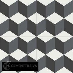 Gạch bông CTS 8.1(4-13-32) - 4 viên - Encaustic cement tile CTS 8.1(4-13-32)-4tiles