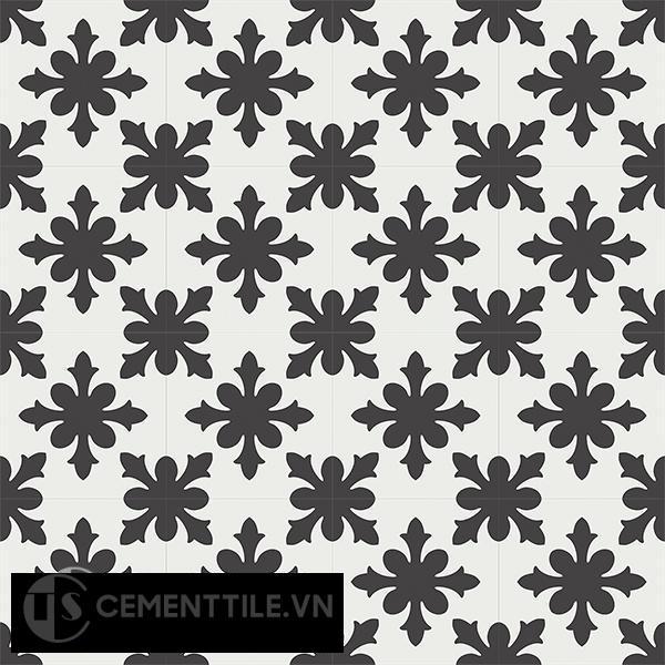 Gạch bông CTS 17.3(4-13) - 16 viên - Encaustic cement tile CTS 17.3(4-13)-16 tiles