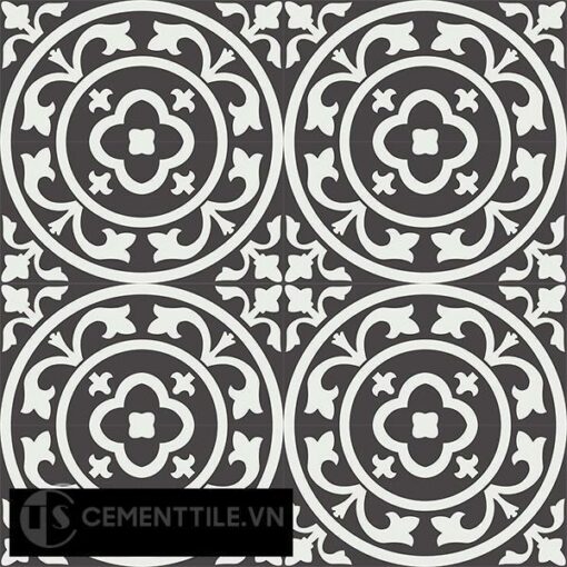 Gạch bông CTS 31.1(4-13) - 16 viên - Encaustic cement tile CTS 31.1(4-13)-16 tiles