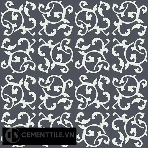 Encaustic cement tile CTS 32.1(4-32) 6 Gạch bông CTS 32.1(4-32) - 16 viên - Encaustic cement tile CTS 32.1(4-32)-16 tiles
