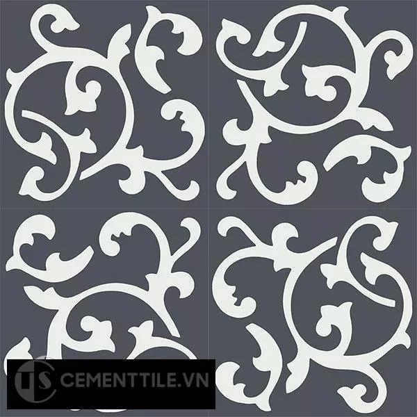 Encaustic cement tile CTS 32.1(4-32) 5 Gạch bông CTS 32.1(4-32) - 4 viên - Encaustic cement tile CTS 32.1(4-32)-4 tiles