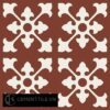 Gạch bông cổ điển CTS 39.1 - 4 viên ( Encaustic cement tile 39.1 - 4 tiles )