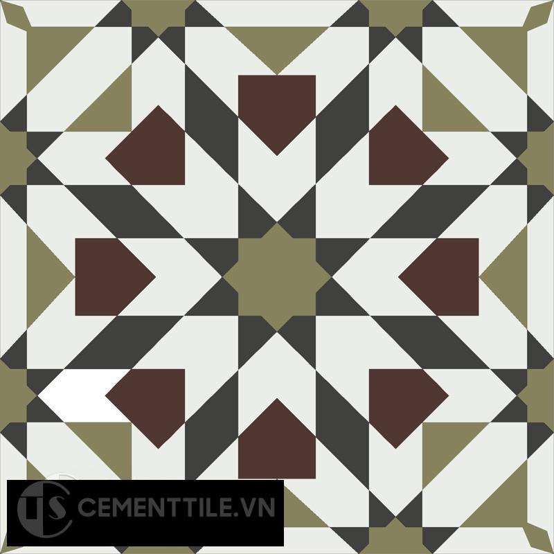 Gạch bông CTS 56.1(4-13-52-60) - Encaustic cement tile CTS 56.1(4-13-52-60)