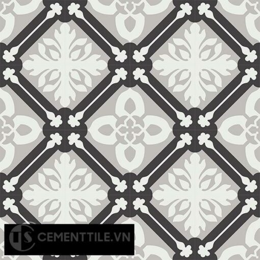 Gạch bông CTS 72.1(4-9-13) - 16 viên - Encaustic cement tile CTS 72.1(4-9-13)-16 tiles
