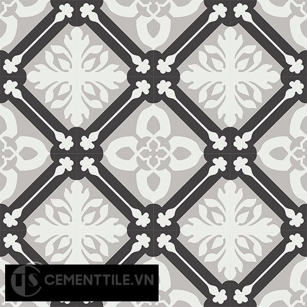 Gạch bông CTS 72.1(4-9-13) - 16 viên - Encaustic cement tile CTS 72.1(4-9-13)-16 tiles