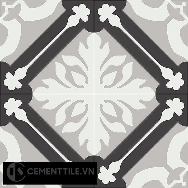 Gạch bông CTS 72.1(4-9-13) - 4 viên - Encaustic cement tile CTS 72.1(4-9-13)-4 tiles