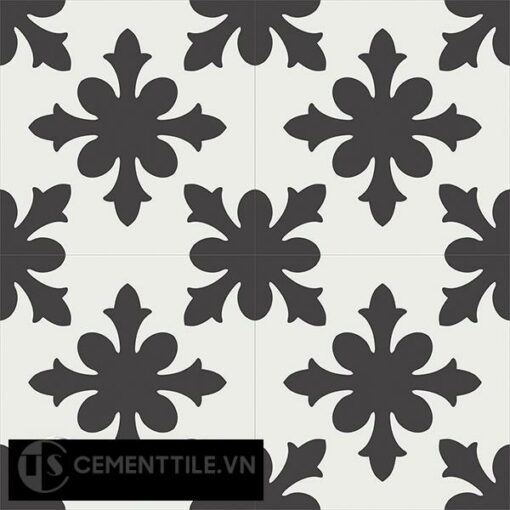 Gạch bông CTS 17.3(4-13) - 4 viên - Encaustic cement tile CTS 17.3(4-13)-4 tiles