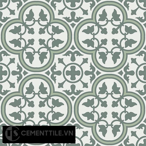Gạch bông CTS 97.1(4-7-24) - 16 viên - Encaustic cement tile CTS 97.1(4-7-24)-16 tiles