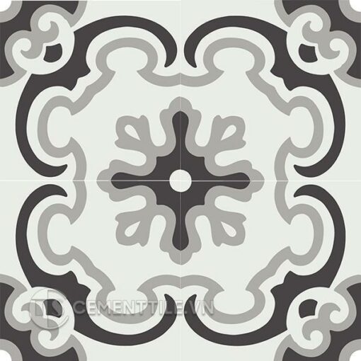 Gạch bông CTS 5.13(4-9-13) - Encaustic cement tile CTS 5.13(4-9-13) - 4 tiles
