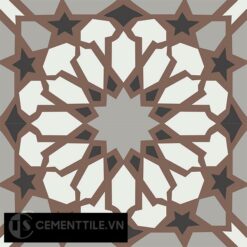 Gạch bông CTS 79.3(4-9-13-14) - 4 viên - Encaustic cement tile CTS 79.3(4-9-13-14)-4 tiles