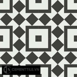 Gạch bông cổ điển CTS 92.1 - 4 viên ( Encaustic cement tile 92.1 - 4 tiles )