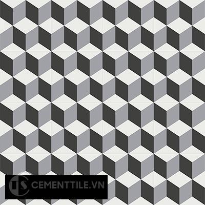 Gạch bông CTS 8.2(4-13-9) - 16 viên - Encaustic cement tile CTS 8.2(4-13-9) - 16tiles