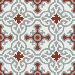 Gạch bông CTS 84.3(4-9-30)-4 viên - Encaustic cement tile CTS 84.3(4-9-30)-4tiles