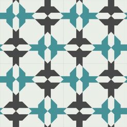 Gạch bông CTS 158.1(4-13-148)-4 viên - Encaustic cement tile CTS 158.1(4-13-148)-4 tiles