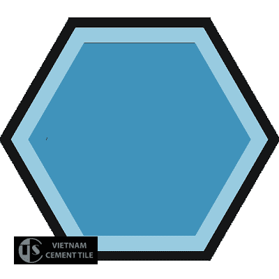 Gạch bông lục giác CTS H404.1(2-13-31) - Encaustic cement tile Hexagon CTS H404.2(2-13-31)