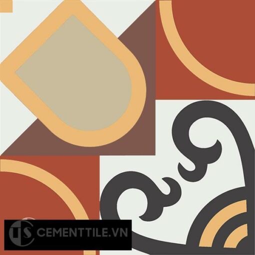 Gạch bông CTS 83.2(4-6-13-30-52-60) - Encaustic cement tile CTS 83.2(4-6-13-30-52-60)