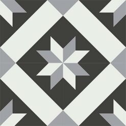 Gạch bông CTS 12.5(4-9-13) - 4 viên - Encaustic cement tile CTS 12.5(4-9-13)-4 tiles