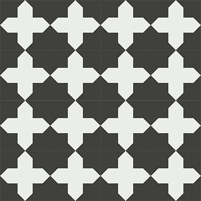 Gạch bông CTS 166.1(4-13) - 16 viên - Encaustic cement tile CTS 166.1(4-13)-16 tiles