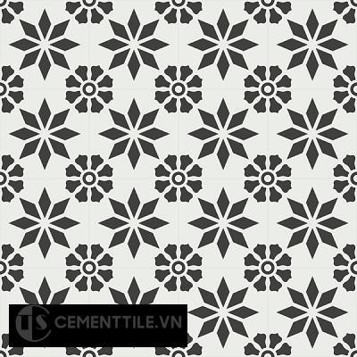 Gạch bông CTS 167.1(4-13) - 16 viên - Encaustic cement tile CTS 167.1(4-13)-16 tiles