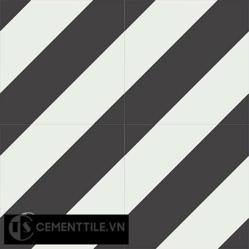 Gạch bông CTS 25.4(4-13) - 4 viên - Encaustic cement tile CTS 25.4(4-13)-4 tiles