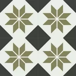 Gạch bông CTS 27.7(4-13-52) - 4 viên - Encaustic cement tile CTS 27.7(4-13-52)-4 tiles