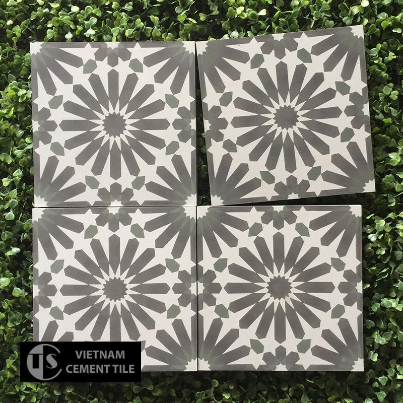 Gạch bông CTS 145.1(3-4-15) - Encaustic cement tile CTS 145.1(3-4-15)