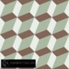 Gạch bông CTS 13.7(4-7-14) - 16 viên - Encaustic cement tile CTS 13.7(4-7-14)-16 tiles