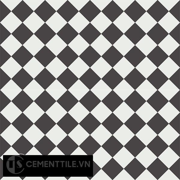 Gạch bông CTS 119.1(4-13) - 4 viên - Encaustic cement tile CTS 119.1(4-13)-4 tiles