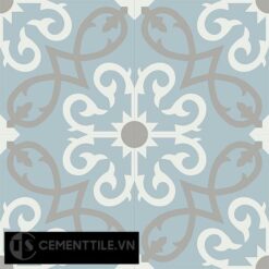 Gạch bông CTS 127.3(4-9-29) - 4 viên - Encaustic cement tile CTS 127.3(4-9-29)-4 tiles