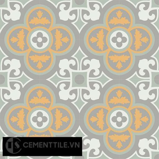 Gạch bông CTS 129.5(4-6-9-26) - 16 viên - Encaustic cement tile CTS 129.5(4-6-9-26)-16 tiles