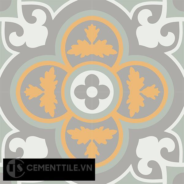 Gạch bông CTS 129.5(4-6-9-26) - 4 viên - Encaustic cement tile CTS 129.5(4-6-9-26)-4 tiles