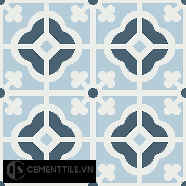 Gạch bông CTS 137.1(1-2-4) - 4 viên - Encaustic cement tile CTS 137.1(1-2-4)-4 tiles