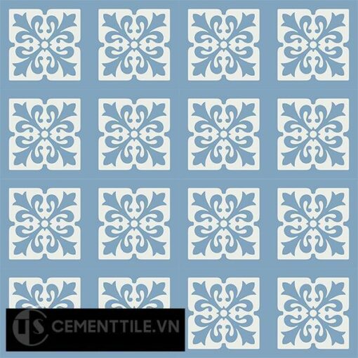 Gạch bông CTS 172.1(4-16) - 16 viên - Encaustic cement tile CTS 172.1(4-16)-16 tiles