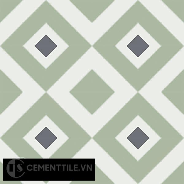 Gạch bông CTS 25.6(4-7-32) - 16 viên - Encaustic cement tile CTS 25.6(4-7-32)-16 tiles