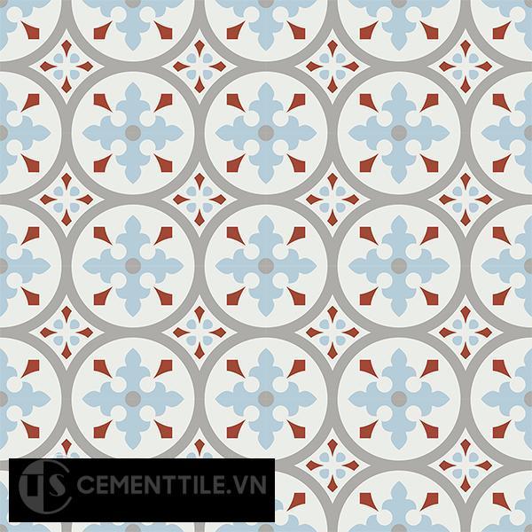 Gạch bông CTS 57.2(2-4-9-30) - 16 viên - Encaustic cement tile CTS 57.2(2-4-9-30)-16 tiles