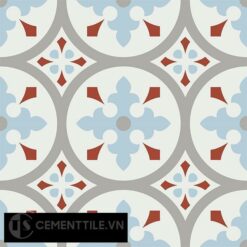 Gạch bông CTS 57.2(2-4-9-30) - 4 viên - Encaustic cement tile CTS 57.2(2-4-9-30)-4 tiles