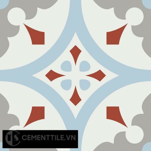 Gạch bông CTS 57.3(2-4-9-30) - Encaustic cement tile CTS 57.3(2-4-9-30)