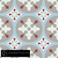 Gạch bông CTS 57.4(2-4-9-30) - 4 viên - Encaustic cement tile CTS 57.4(2-4-9-30)-4 tiles