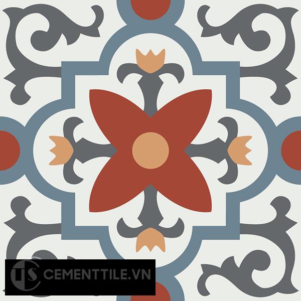 Gạch bông CTS 76.2(4-17-19-30-34) - Encaustic cement tile CTS 76.2(4-17-19-30-34)