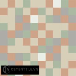 Gạch bông CTS 81.1(4-7-9-11-12) - 4 viên - Encaustic cement tile CTS 81.1(4-7-9-11-12)-4 tiles